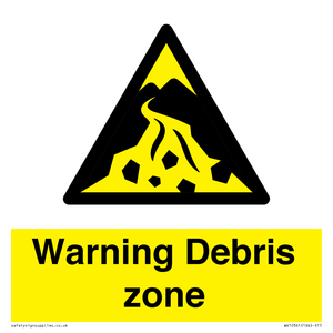 WV10361: Warning Debris zone