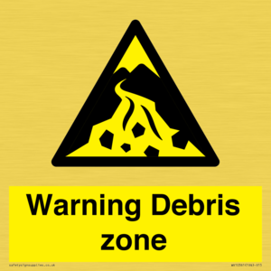 WV10361: Warning Debris zone