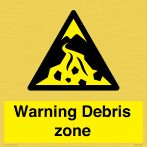 WV10361: Warning Debris zone