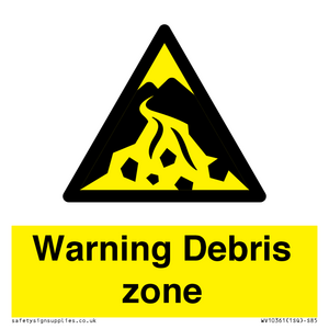 WV10361: Warning Debris zone