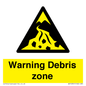 WV10361: Warning Debris zone