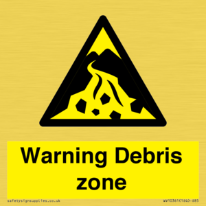 WV10361: Warning Debris zone