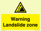 WV10365: Warning Landslide zone