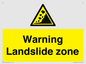 WV10365: Warning Landslide zone