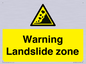 WV10365: Warning Landslide zone