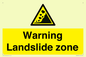 WV10365: Warning Landslide zone
