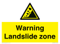 WV10365: Warning Landslide zone