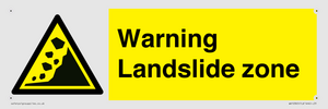 WV10365: Warning Landslide zone