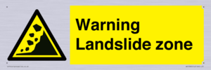 WV10365: Warning Landslide zone