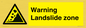 WV10365: Warning Landslide zone
