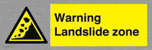 WV10365: Warning Landslide zone