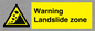 WV10365: Warning Landslide zone