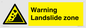 WV10365: Warning Landslide zone
