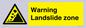 WV10365: Warning Landslide zone