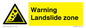 WV10365: Warning Landslide zone