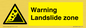 WV10365: Warning Landslide zone