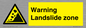 WV10365: Warning Landslide zone