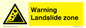 WV10365: Warning Landslide zone