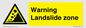WV10365: Warning Landslide zone