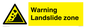 WV10365: Warning Landslide zone