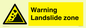 WV10365: Warning Landslide zone