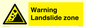 WV10365: Warning Landslide zone