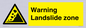 WV10365: Warning Landslide zone