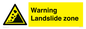 WV10365: Warning Landslide zone