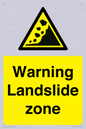 WV10365: Warning Landslide zone