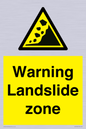 WV10365: Warning Landslide zone