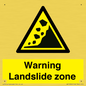 WV10365: Warning Landslide zone