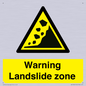 WV10365: Warning Landslide zone