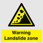 WV10365: Warning Landslide zone