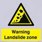 WV10365: Warning Landslide zone