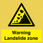 WV10365: Warning Landslide zone