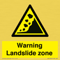 WV10365: Warning Landslide zone