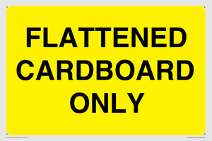 WV10413: FLATTENED CARDBOARD ONLY