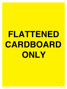 WV10413: FLATTENED CARDBOARD ONLY
