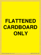 WV10413: FLATTENED CARDBOARD ONLY