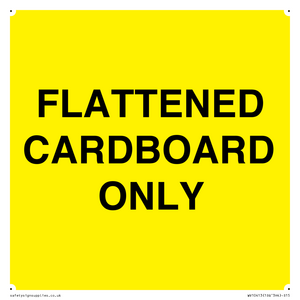 WV10413: FLATTENED CARDBOARD ONLY