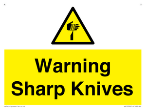 WV10559: Warning Sharp Knives