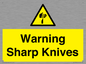 WV10559: Warning Sharp Knives
