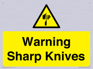 WV10559: Warning Sharp Knives