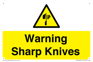 WV10559: Warning Sharp Knives