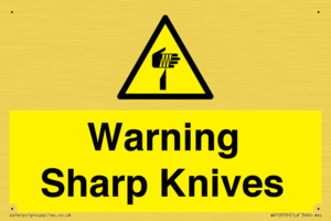 WV10559: Warning Sharp Knives