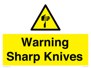 WV10559: Warning Sharp Knives