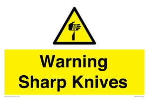 WV10559: Warning Sharp Knives