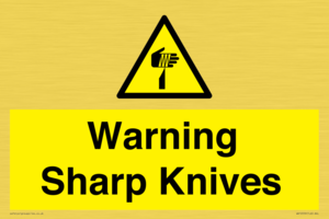 WV10559: Warning Sharp Knives