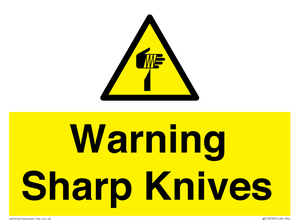 WV10559: Warning Sharp Knives