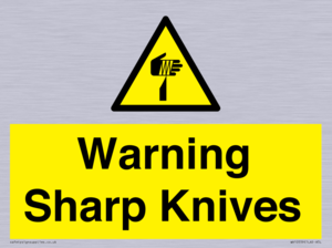WV10559: Warning Sharp Knives